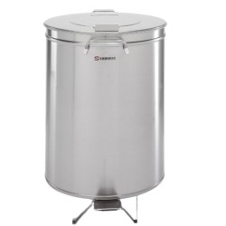 Cubo de Acero Inoxidable con Pedal 95 L | Sammic CU-95P