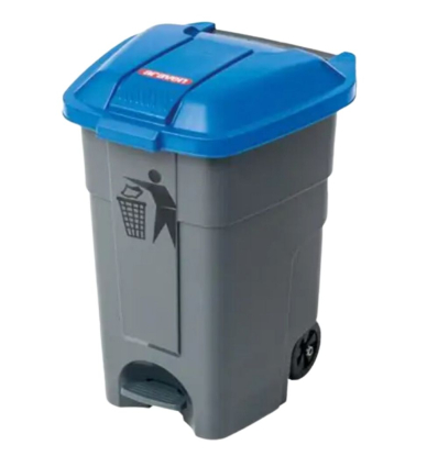 Cubo de Pedal Azul 50 L | Araven 31215