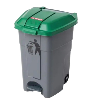 Cubo de Pedal Verde 50 L | Araven 71215