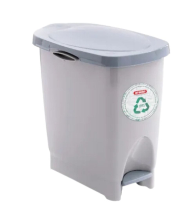 Cubo de Basura con Pedal Gris Eco Bin 22 L | Araven 40400