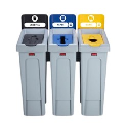 Juego Contenedores Slim Jim® 3 Piezas | Rubbermaid 2057607 | Alium Pro