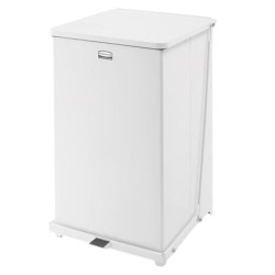 Contenedor Pedal Defenders® 25 L Blanco | Rubbermaid FGST12EPLWH