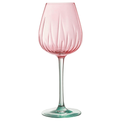 Copas de Vino Degradadas Rosa y Verde Ø10x23 cm 47 cl (4 uds)
