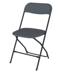 Silla Plegable Alex Chair Gris | Polipropileno | Oferta por cantidad