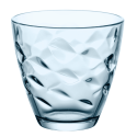 Vasos azules con relieve 26cl Ø8.6x8.2 cm. 6 uds | Bormioli