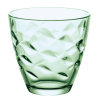 Vasos verdes con relieve 26cl Ø8.6x8.2 cm. 6 uds | Bormioli