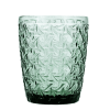 Vasos verdes con relieve "trenzado" AGATA 30cl (24 unidades) | Bidasoa 5426080