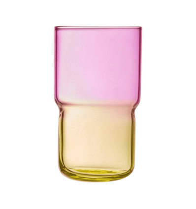 Vasos altos amarillos y rosas CANDY MIX 32cl (24 unidades) | Luminarc 5427910