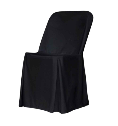 Funda Classic para Silla Alex Chair | Poliéster Negro | 4 uds