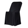 Funda Classic para Silla Alex Chair | Poliéster Negro | 4 uds