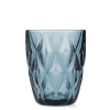 Vasos azules con relieve "diamante" IKONIC 24cl (36 uds) | Bidasoa 7754010