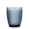 Vasos bajos azules con relieve "conchas" BLUE MOON 24cl (6 uds) | Bidasoa 7754014