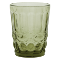 Vasos altos verdes con relieve "retro" RITUAL 26cl (6 uds) | 7909002