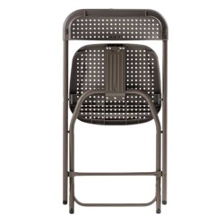 Silla Plegable Big Alex Chair Gris Cálido | 4 ud | Oferta por cantidad
