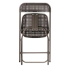 Silla Plegable Big Alex Chair Gris Cálido | 4 uds | Polipropileno y Acero