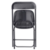 Silla Plegable Big Alex Chair Gris Shark | 4 uds | Polipropileno y Acero