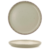 Plato de postre verde Ø26,5x2,5 cm | DUNA | Quid 5426030 (12 uds)