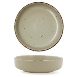 Plato Hondo Verde Ø18,5x5,3 cm Duna | Quid 12 uds