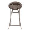 Mesa Alta Plegable Cocktail 80 | Ø80 cm | H110 cm | Zown PT-36-NC