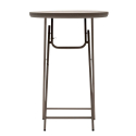 Mesa Alta Plegable Cocktail 80 | Ø80 cm | H110 cm | Zown PT-36-NC