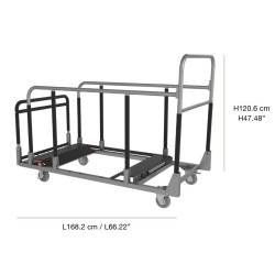 Carro Zown CB034F001A Multi-Trolley | Transporte Mesas y Bancos