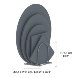 Expositor Zown RA-287 | Almacenaje Mesas | Oferta por cantidad