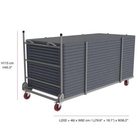 Carro Zown RA-105A XXLtrolley | Transporte Mesas | Oferta Cantidad