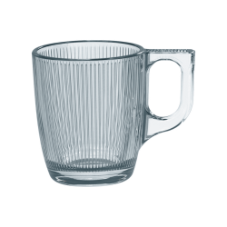 Tazas de Vidrio Moka STRIPY 9cl (6 uds) | Luminarc | Elegantes