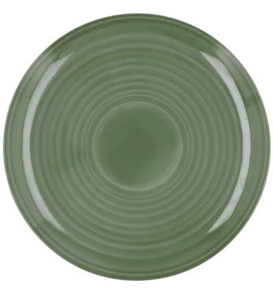 Plato llano verde SICILIA Ø25cm (12 uds) | Quid 5426858