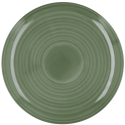 Plato llano verde SICILIA Ø25cm (12 uds) | Quid 5426858