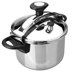 Olla a Presión Puente Classic 4L | Asas Baquelita | Lacor 71874