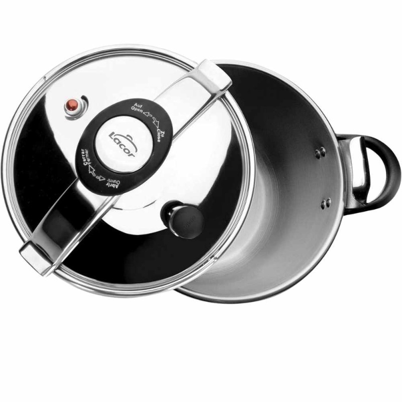 Olla a Presión Puente Classic 8L | Asas Baquelita | Lacor 71878