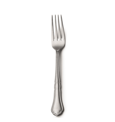 Tenedor de postre satinado Florencia Vintage. 17.4 cm. (12 uds)