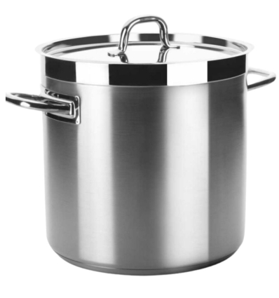 Olla Recta con Tapa Chef-Luxe Acero Inoxidable | 28 cm | 16,5 L