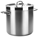 Olla Recta con Tapa Chef-Luxe Acero Inoxidable | 32 cm | 25 L