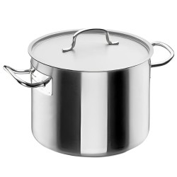 Olla Baja Chef Classic 24 cm | 8 L | Inox 18/10 | Lacor 50123