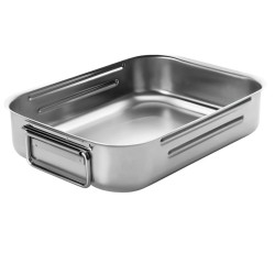 Rustidera Honda Inox 40 x 28 cm | Asas Abatibles | Lacor 62540A