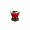 LOS GEMELOS STAUB 40511-974-0 Ensemble de fondue cerise STAUB. Diamètre: 18cm
