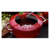 LOS GEMELOS STAUB 40511-974-0 Juego de fondue cereza STAUB. Diametro: 18cm