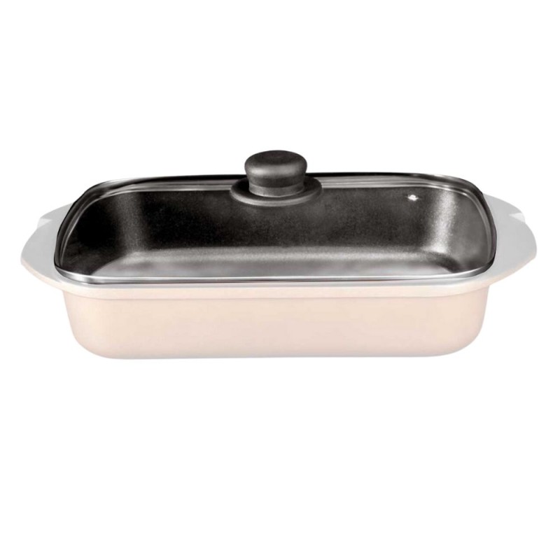 Tapa de Cristal con Válvula | 35 cm | Compatible con Rustidera Pujadas