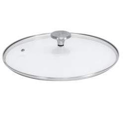 Tapa de Cristal Black Series 24 cm | Pujadas P144024 | Alium Pro