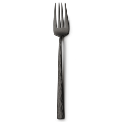 Tenedor de Mesa Negro Satinado Kyoshi 20.7 cm | Diseño Exclusivo