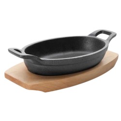 Cazuela Magma 15x10 cm | Hierro Fundido | Antiadherente | Lacor 25881