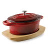 Cocotte Ovalada Mini 13x10 cm | Roja Magma | Lacor 25857