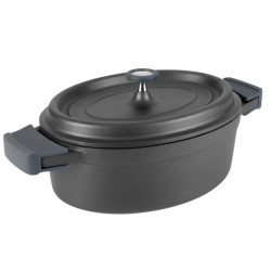 Cocotte Ovalada Aluminio Fundido 26x20 cm | Hostelería | Lacor 25933