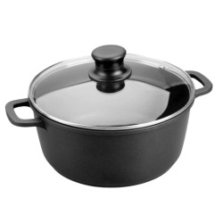 Cazuela Forte 24 cm | Inducción | Aluminio Fundido | Lacor 25824