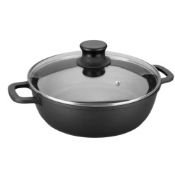 Cazuela Forte Baja 32 cm | Inducción | Aluminio Fundido | Lacor 25832