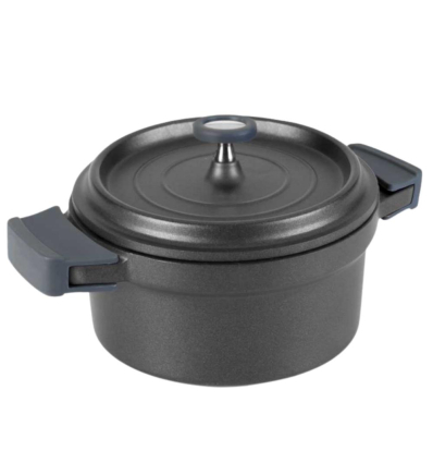 Cocotte Aluminio Fundido 20 cm | Negra | Lacor 25921