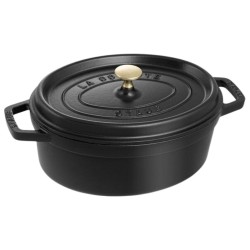 Cocotte Ovalada 27 cm Negra | Staub 40500-271-0 | Alium Pro
