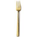 Tenedor de mesa oro satinado Kyoshi Vintage. 20.7 cm. (12 uds)